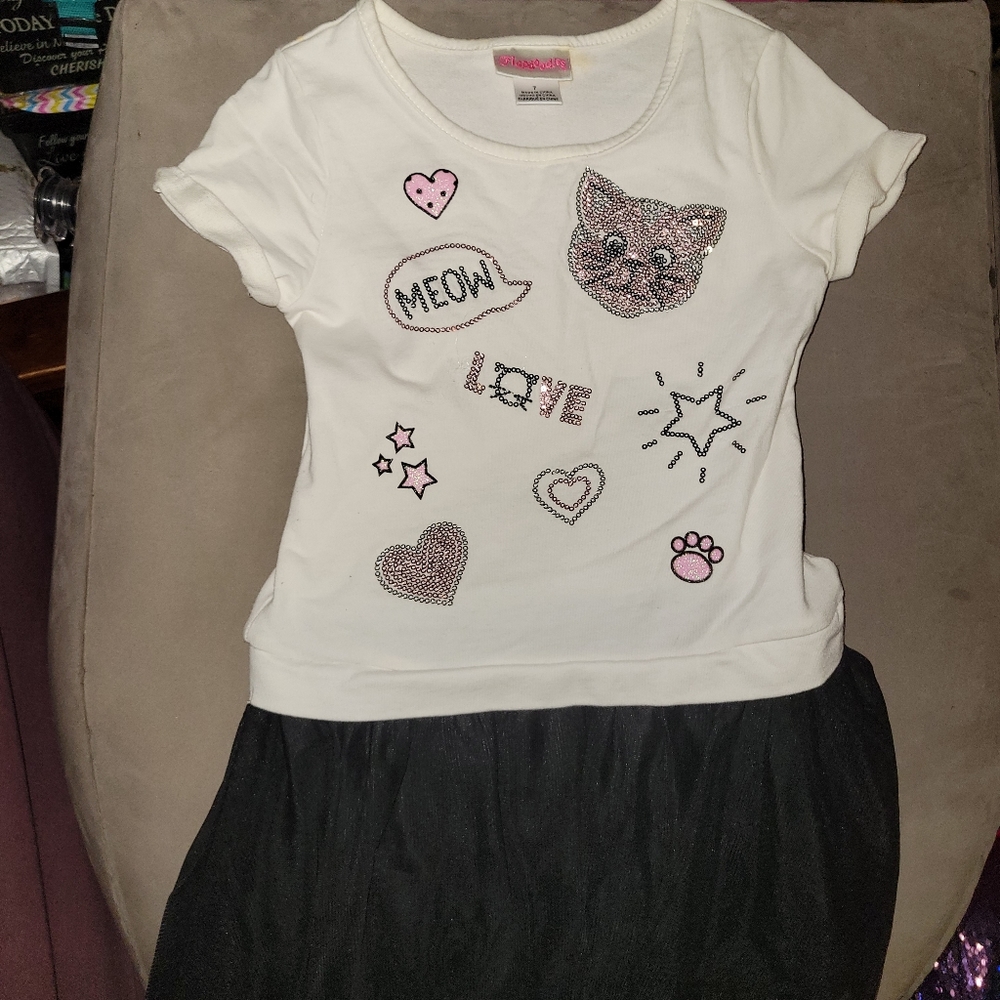 Dress Little Girls Flapperdoodle Sequins Size 7